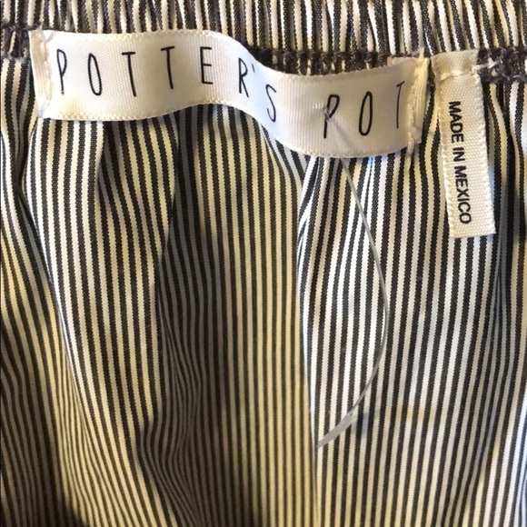 NWOT Potter’s Pot Striped Shirt - Picture 3 of 5
